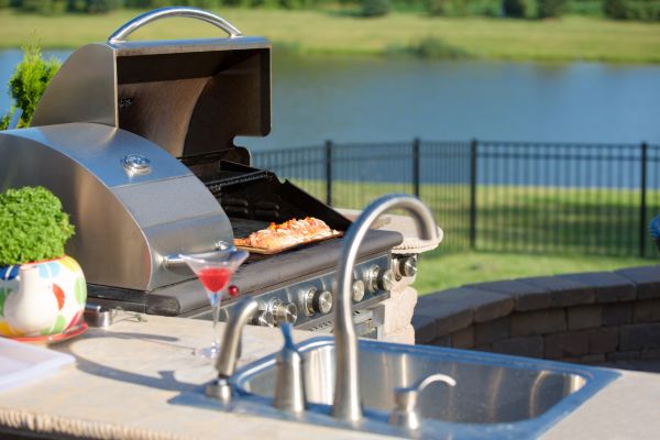 Cost of Outdoor Kitchen Plumbing in Layton